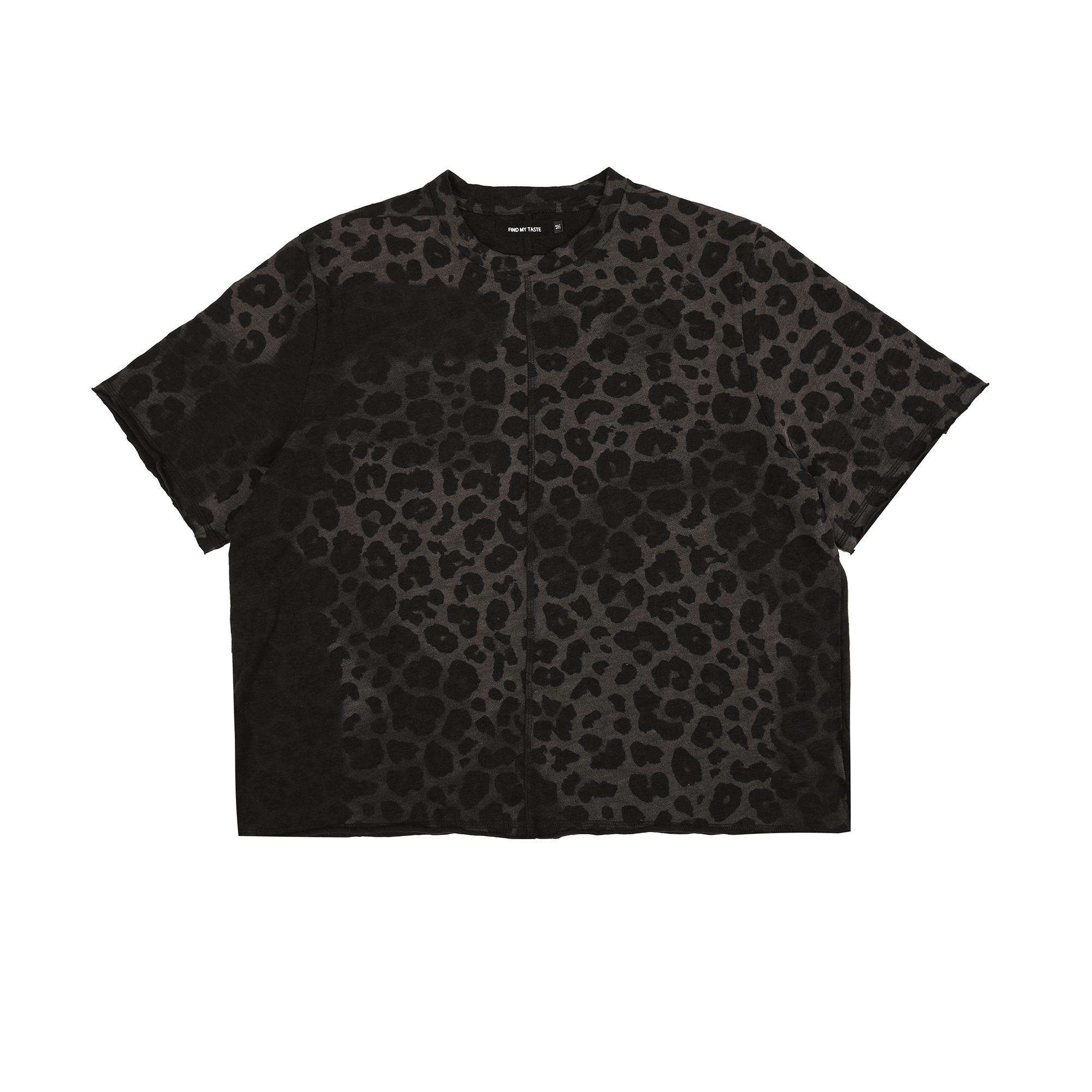 FMT线上 豹纹短袖上衣宽松T恤2025年夏季新款印花潮流时尚百搭