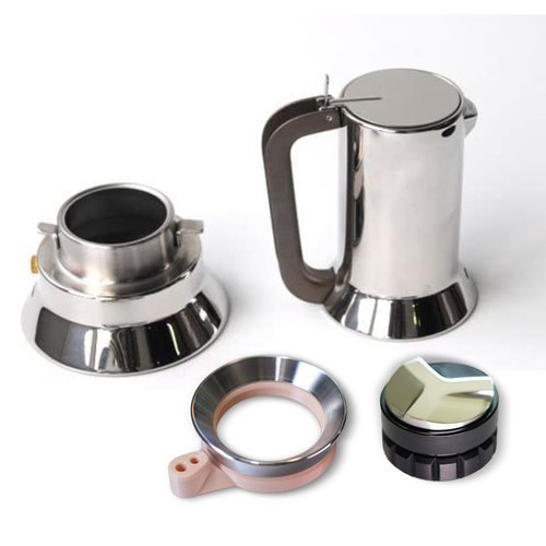 ALESSI 9090 摩卡壶布粉器 接粉环聪明杯