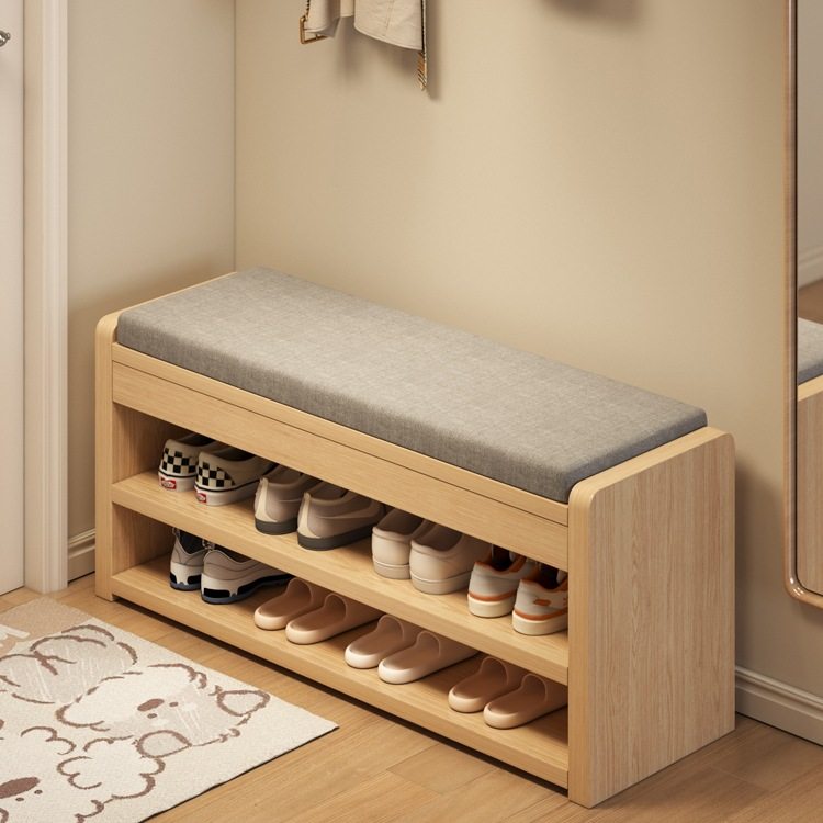 入户换鞋凳门口家用鞋柜坐凳一体玄关进门长条穿鞋凳极窄可坐鞋架