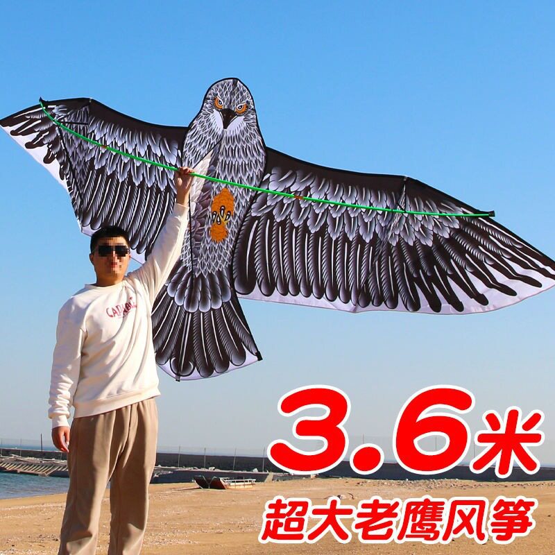 .米老鹰风筝成人专业级前撑杆潍坊巨型
