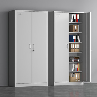 会计凭证柜钢制文件资料档案柜办公室带锁铁皮书柜落地储物柜柜子