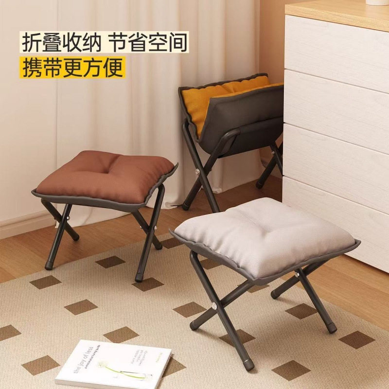 折叠小板凳办公室凳子脚踏午睡家用矮凳户外脚蹬换鞋钓鱼沙发凳