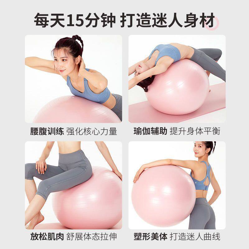 瑜伽球健身球训练加厚防爆健身平衡助产大龙儿童情侣孕妇专用