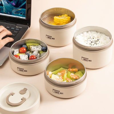 可上班族多层保温饭盒餐盒饭桶带饭微波炉不锈钢碗便携便当盒加热