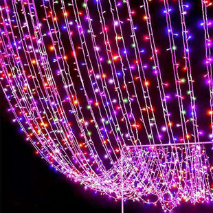 户外防水led小彩灯闪灯串灯满天星七闪光灯太阳能灯装饰灯带