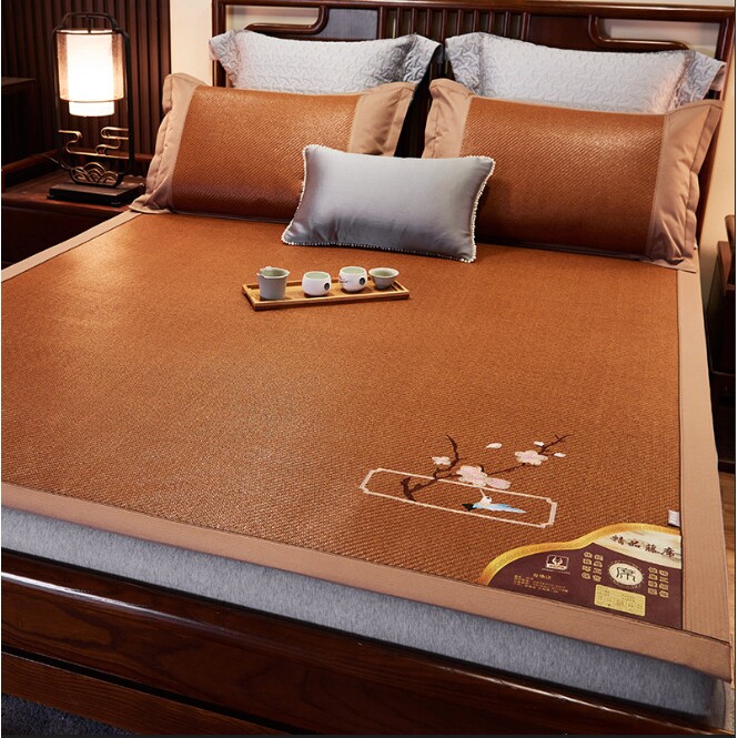 凉席印尼藤席冰丝席可折叠家用草席学生宿舍空调牛皮藤席子古藤