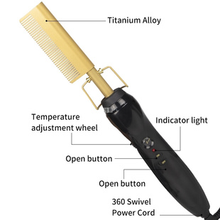 Comb Hot Comb Hair Straightener Hair Curler Curling Iron