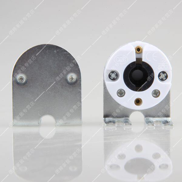 T8铁片灯角LED配件支架G13日光灯灯座灯角固定带铁片T8灯脚