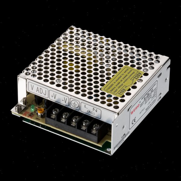 伟豪小功率25W开关电源车载5V12V24V直流变压器12V2A可调电源模块