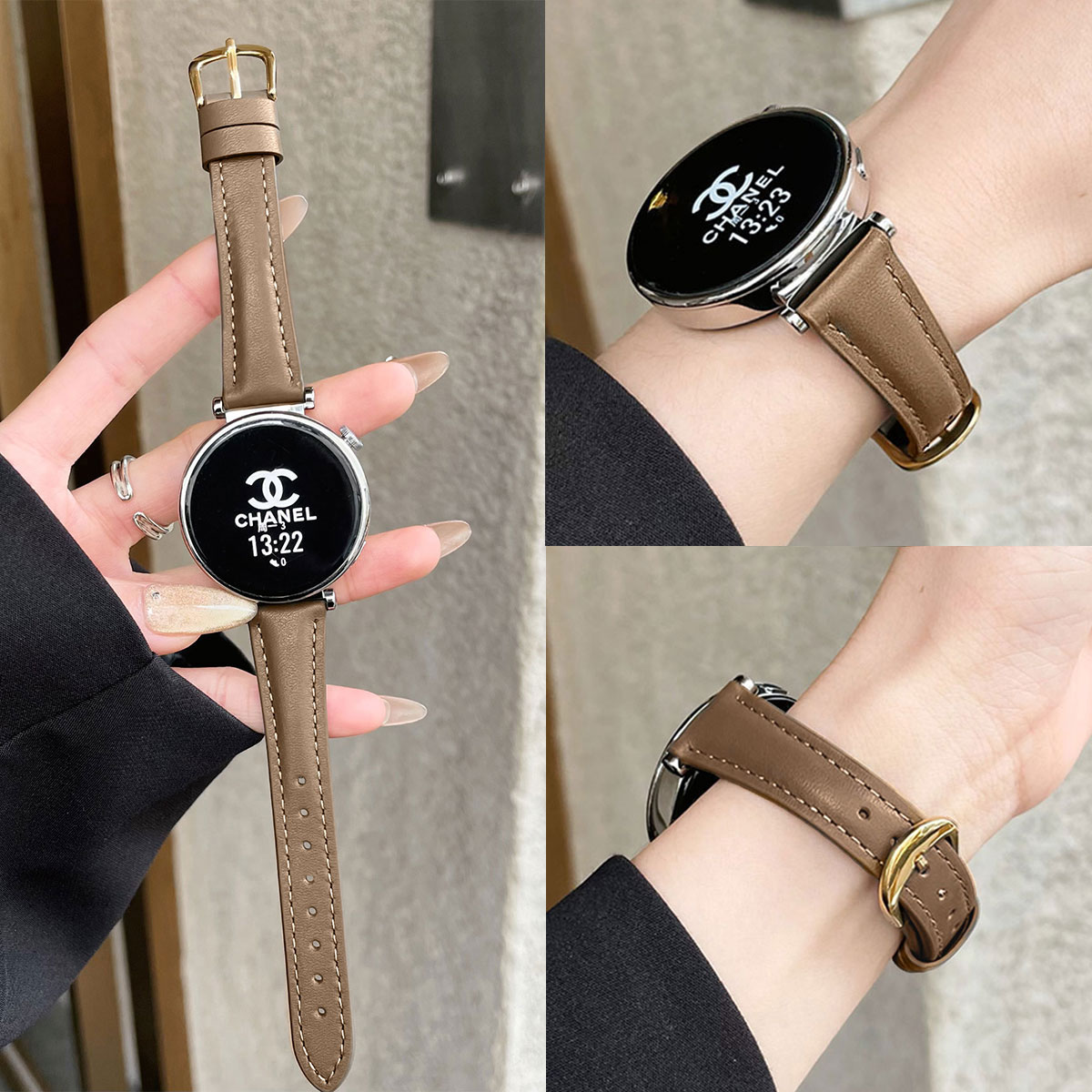 UHADA小蛮腰新款高级感真皮表带