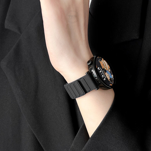 适用华为gt5手表带新款专用watchgt4硅胶磁吸watch4智能运动手表6pro腕表女士gt3/2表链女款高级感女士es女生