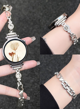 适用oppo watch x2mini手表带新款oppowatchx2mini智能运动手环4Pro女生手表链x2夏天一加2代高级感1金属手链