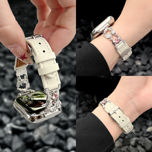 适用vivowatchgt手表带女款vivo watch gt2智能手环vivowatch5真皮腕带iqoowatchgt女士iqoo精钢版女生手表链