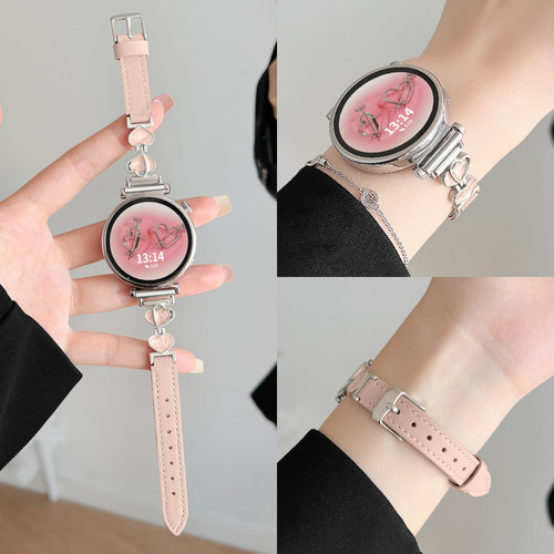 适用oppo watch x2mini手表带新款真皮oppowatchx2mini智能运动手环4Pro女生手表链x2夏天一加2代高级感系列3