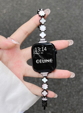 适用华为watch fit4手表带金属系列watchfit3智能运动腕表2新款手环腕带4pro创意女款四代的女生高级感手表链