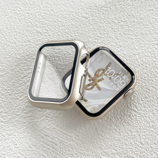 适用iwatchs8保护壳s10苹果s7手表iwatchse表壳s6壳膜一体applewatchse保护套applewatchseries8保护壳11表带