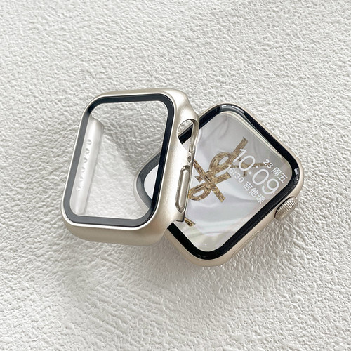 适用iwatchs8保护壳s10苹果s7手表iwatchse表壳s6壳膜一体applewatchse保护套applewatchseries8保护壳11表带