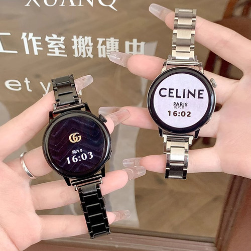 适用华为gt4表带高级感金属41mm智能手表watch4手表带gt3pro女款watchgt2女士专用gt1荣耀gspro/gs3i夏天新款