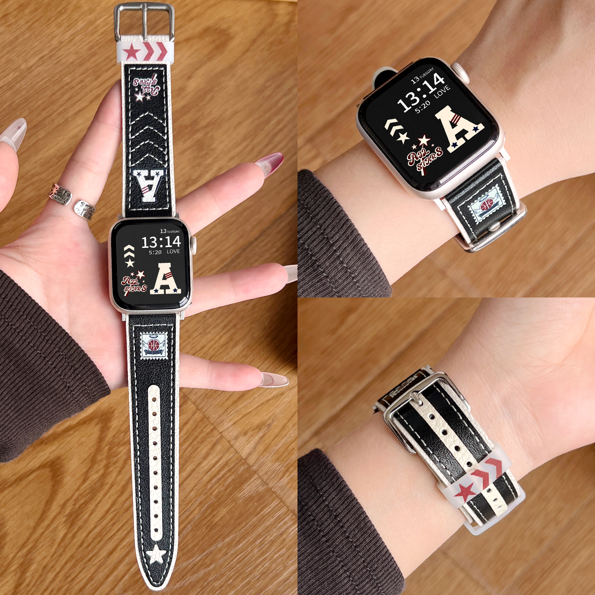 UHADA原创意美式学院风表带气质