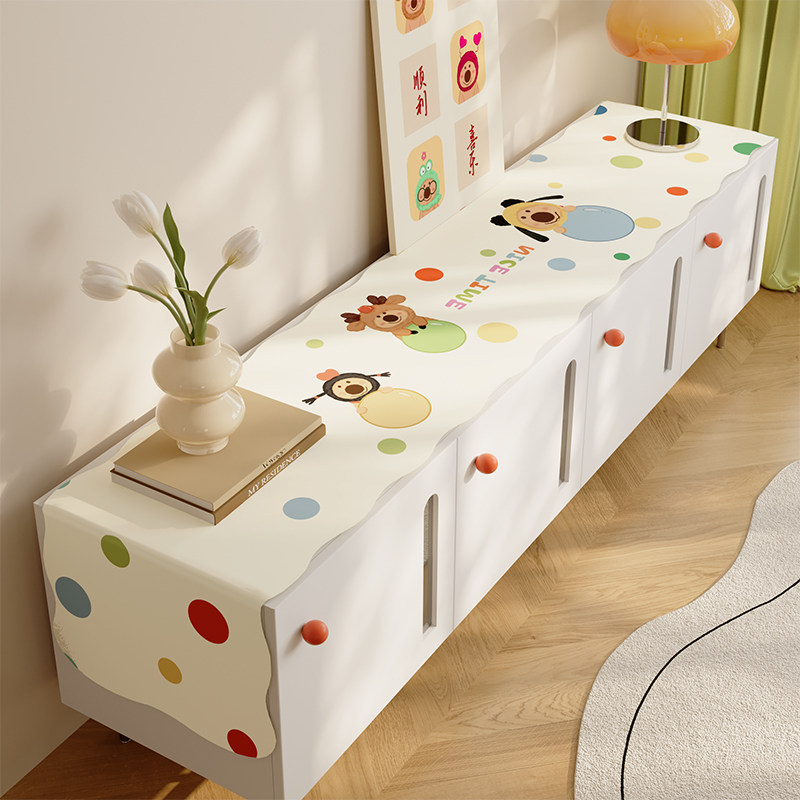 电视柜桌布轻奢高级感鞋柜餐边柜台面垫子床头柜防尘盖布斗柜台布,居家布艺,桌布,淘宝优惠券,粉丝福利购,淘宝优惠卷
