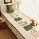 现代美式 风飘窗窗台垫高级感卧室飘窗垫子仿羊绒防滑阳台垫子坐垫