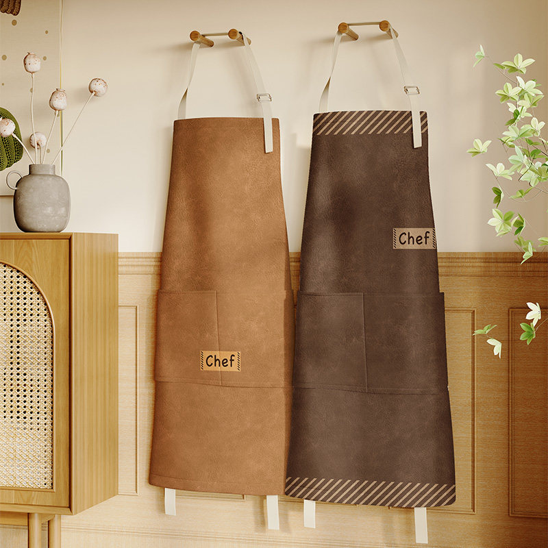 纯色高级感围裙厨房家用高颜值年轻款挂脖防水防油上班奶茶做饭,家庭/个人清洁工具,围裙,淘宝优惠券,粉丝福利购,淘宝优惠卷