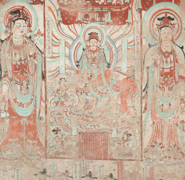 唐 敦煌壁画《莫高窟220窟》17幅 超高清电子图片装饰喷绘素材