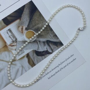 【珠纪儿】吉尔德五星欧若拉淡水珍珠极光无核5-6mm全珠链45cm