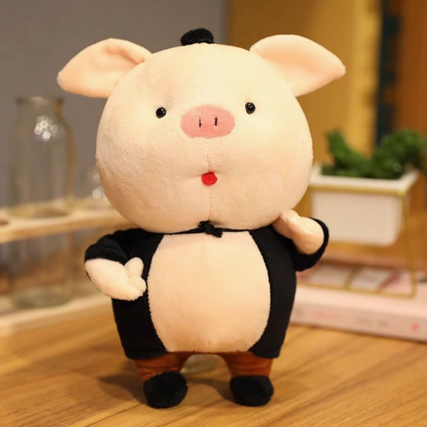 可爱猪八戒毛绒玩具公仔大号猪猪二师兄布娃娃儿童玩偶生日礼物女