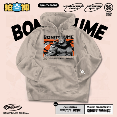 【BON】2025秋冬毛圈卫衣白悟休闲宽松福瑞FURRY350g纯棉