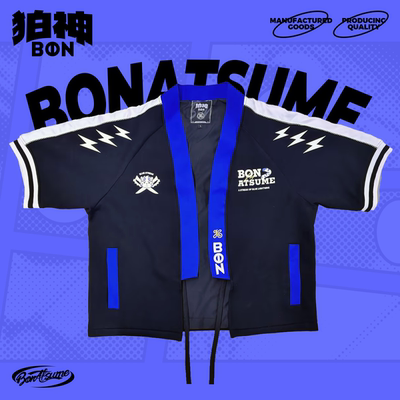 【BON】撞色道袍外套 空手白刃 宽松福瑞FURRY2025新款