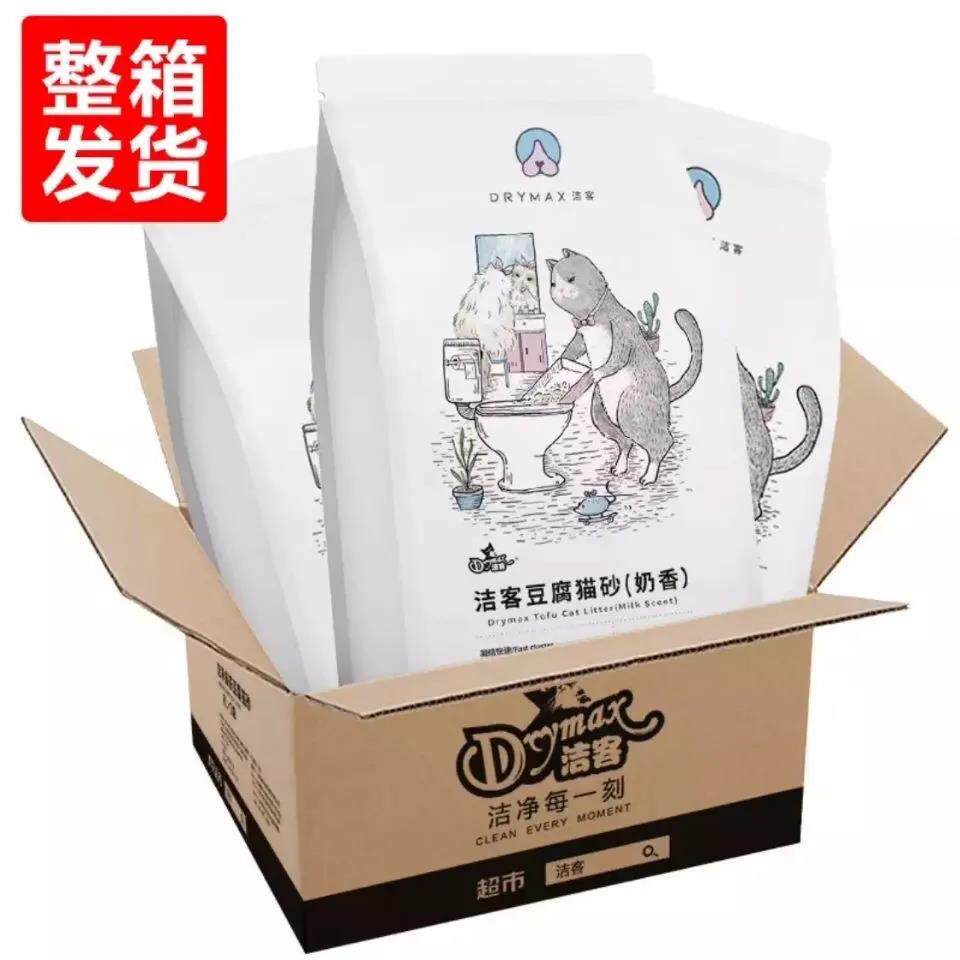 洁客(Drymax)植物环保结团猫砂奶香味豆腐砂2.72kg*3袋怎么看?
