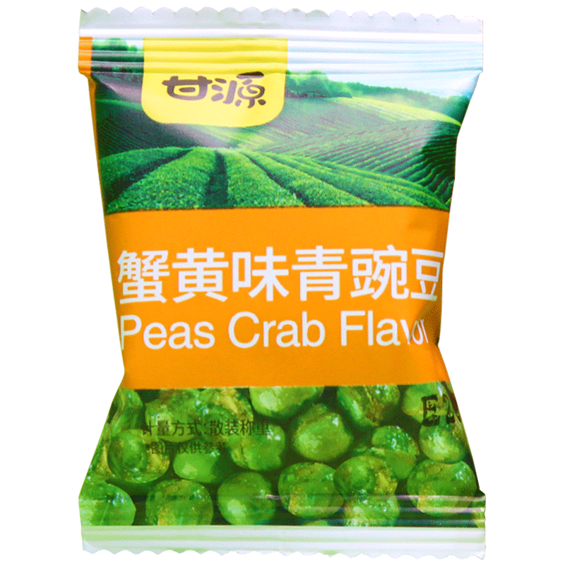 甘源蟹黄味青豆豌豆零食小包装网