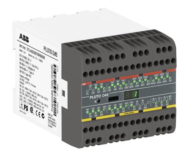 原ABB安全继电 PLUT装 DPLUTO D445 S器afety-PLCO 2TLA020070R66