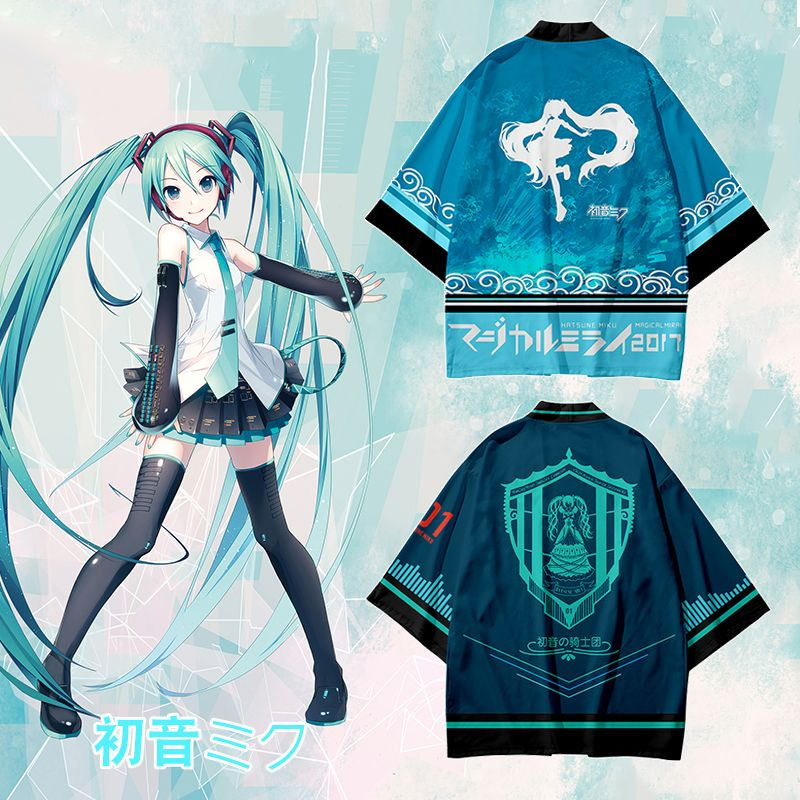 初音未来联名印象cos羽织Miku