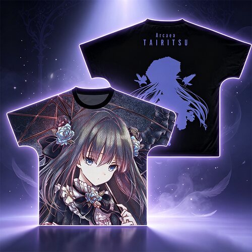 Arcaea 韵律源点 对立 光 周边短袖T恤痛衣二次元cos动漫大码衣服