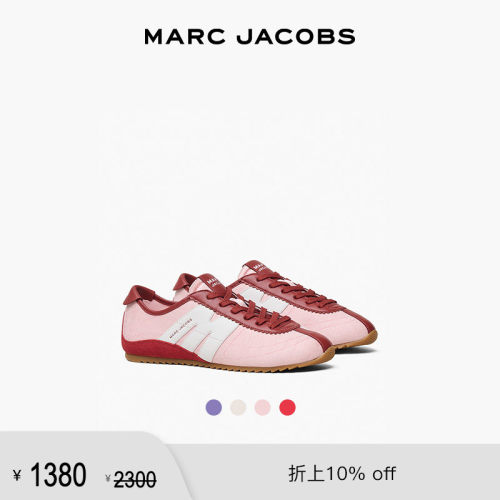 【折扣】MARC JACOBS/莫杰 BLEECKER 织物皮革休闲鞋运动鞋