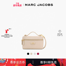 【冬季新品】MARC JACOBS/莫杰 MJ 牛皮方形斜挎手提化妆包