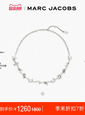 【季末折扣】MARC JACOBS/莫杰 NECKLACE 金属泡泡膨胀感字母项链