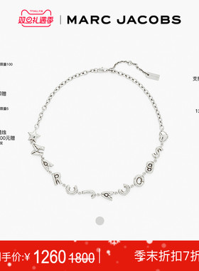 【特享甄选】MARC JACOBS/莫杰 NECKLACE 金属泡泡膨胀感字母项链