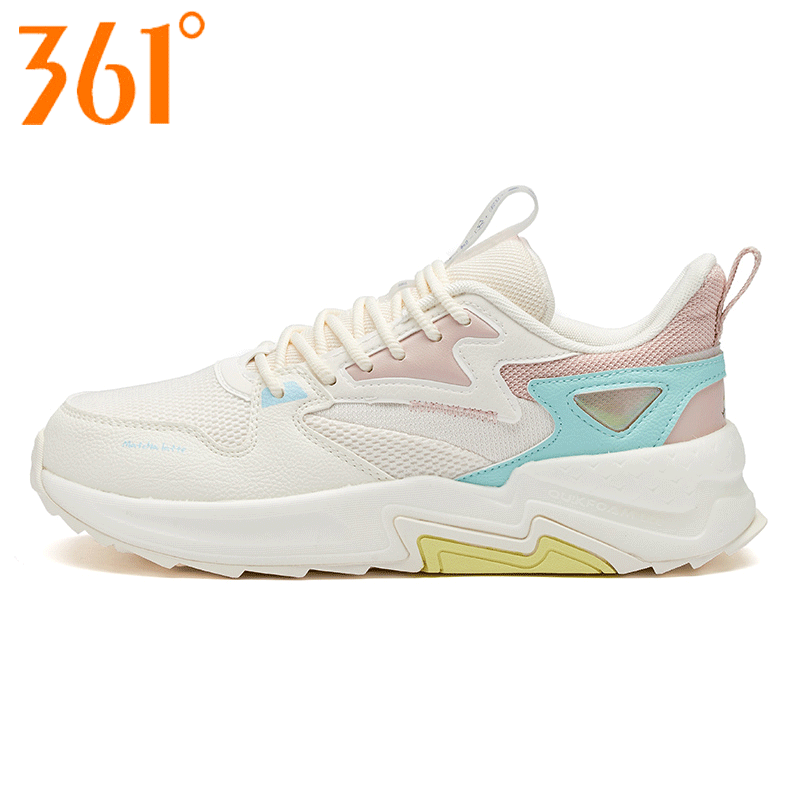 361女运动鞋厚底老爹鞋潮2021冬轻便软底361度休闲鞋女582146710