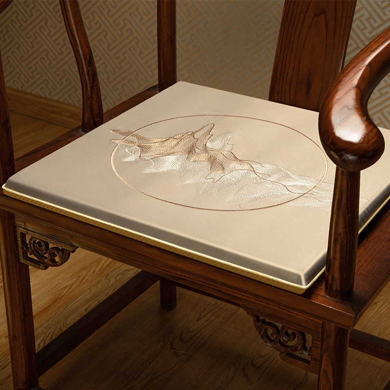中式实木椅子坐垫太师椅圈椅红木家具垫子沙发餐椅茶桌椅子垫椅垫