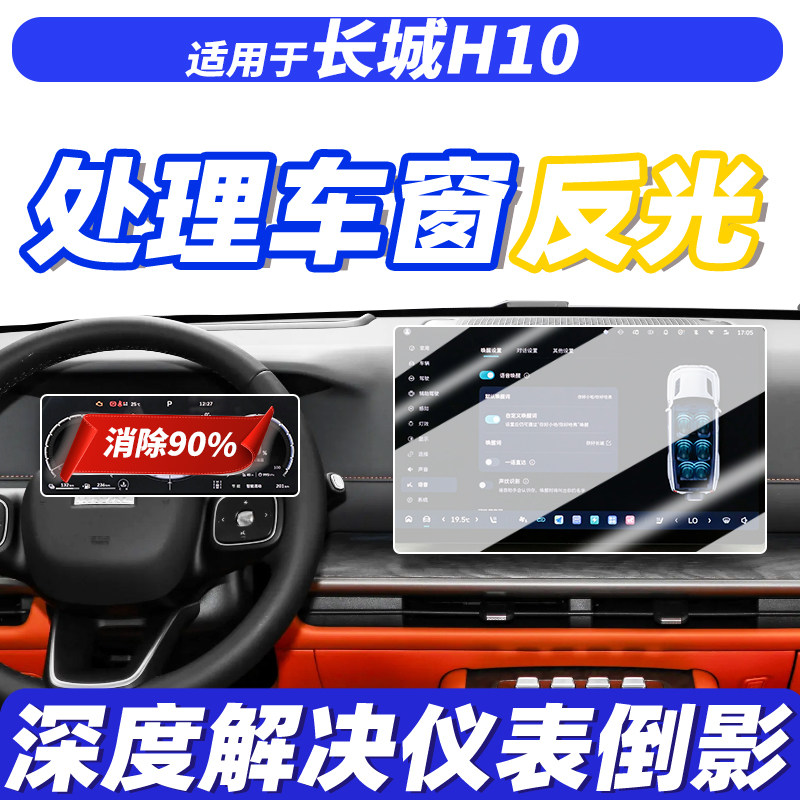 适用长城H10屏幕仪表防反光膜图片