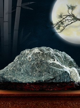 泰山石敢当原石宅祝福家居办公室内外客厅招财天然靠山石头摆件