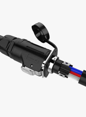 凌科LP28航空插头2 3芯单孔螺丝式快速插拔防水连接器接插件