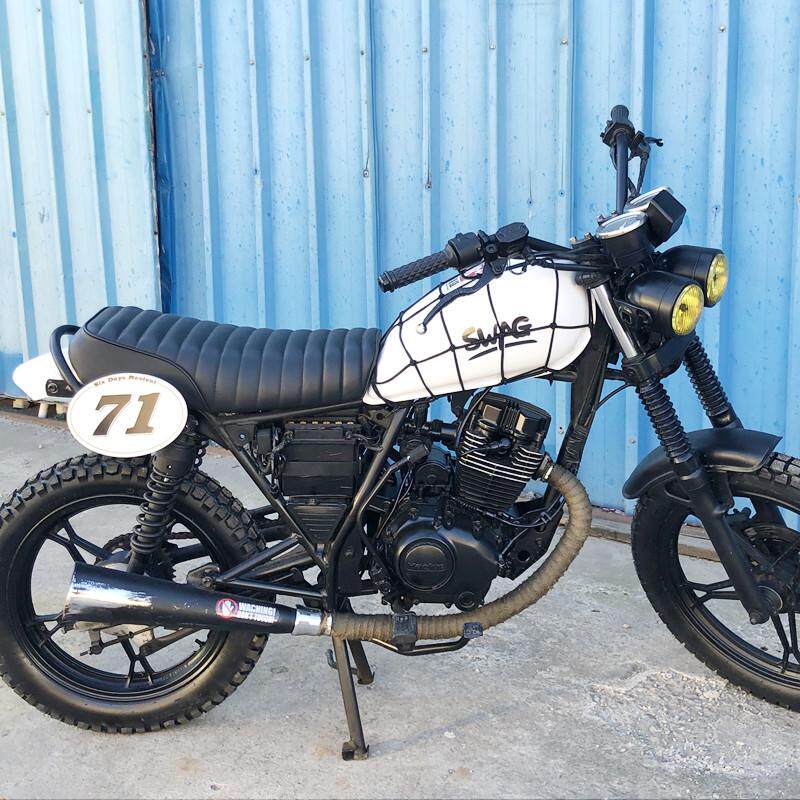 GN125/GN250摩托车复古改装坐垫 53cm短版座垫 cafe复古改装