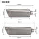 51mm通用尾段不锈钢 摩托车改装 B无盖 B带盖K12 消声器 排气管M12