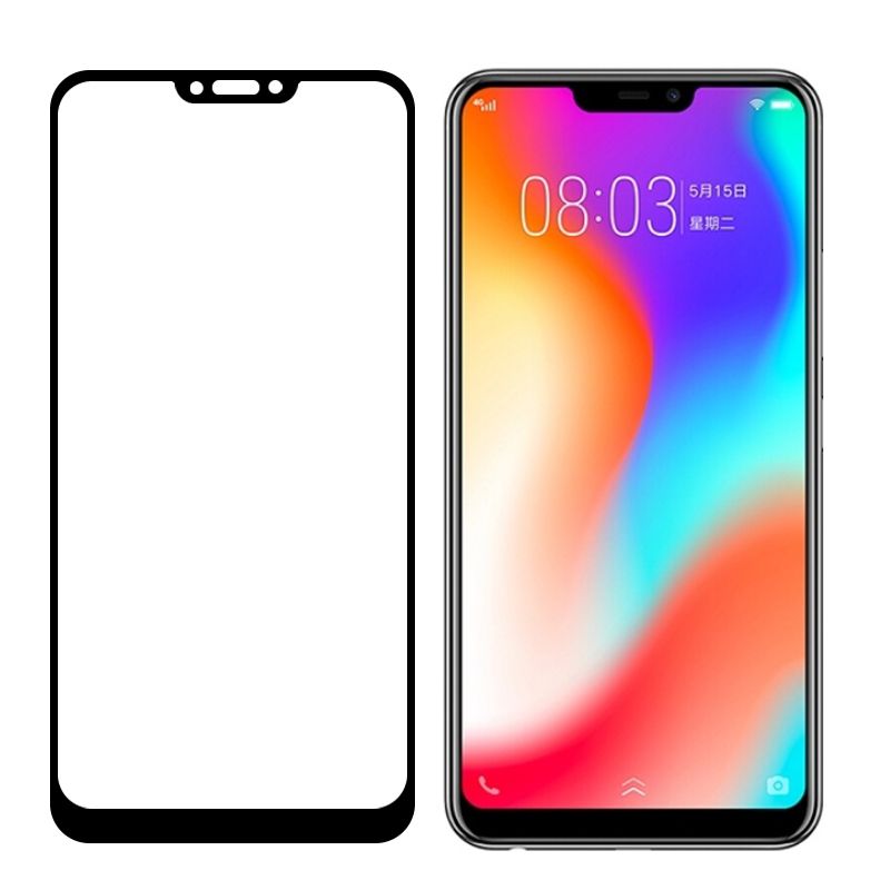 高清抗蓝光vivoy85黑边护眼无白边防摔爆防指纹钻石屏幕玻璃保护贴膜