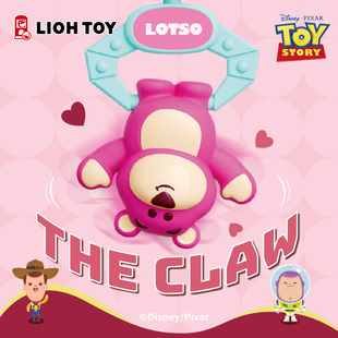 俐噢玩具迪士尼玩具总动员夹娃娃机盲盒草莓熊巴斯光年三眼仔公仔