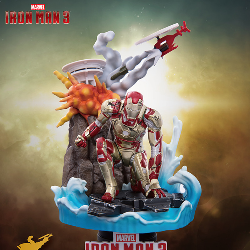 野兽王国 迪士尼正品 钢铁侠mk42浪子 玩具手办